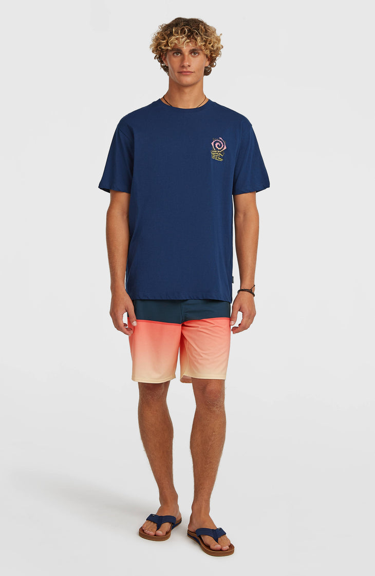 Chest Print T-shirt | English Evening