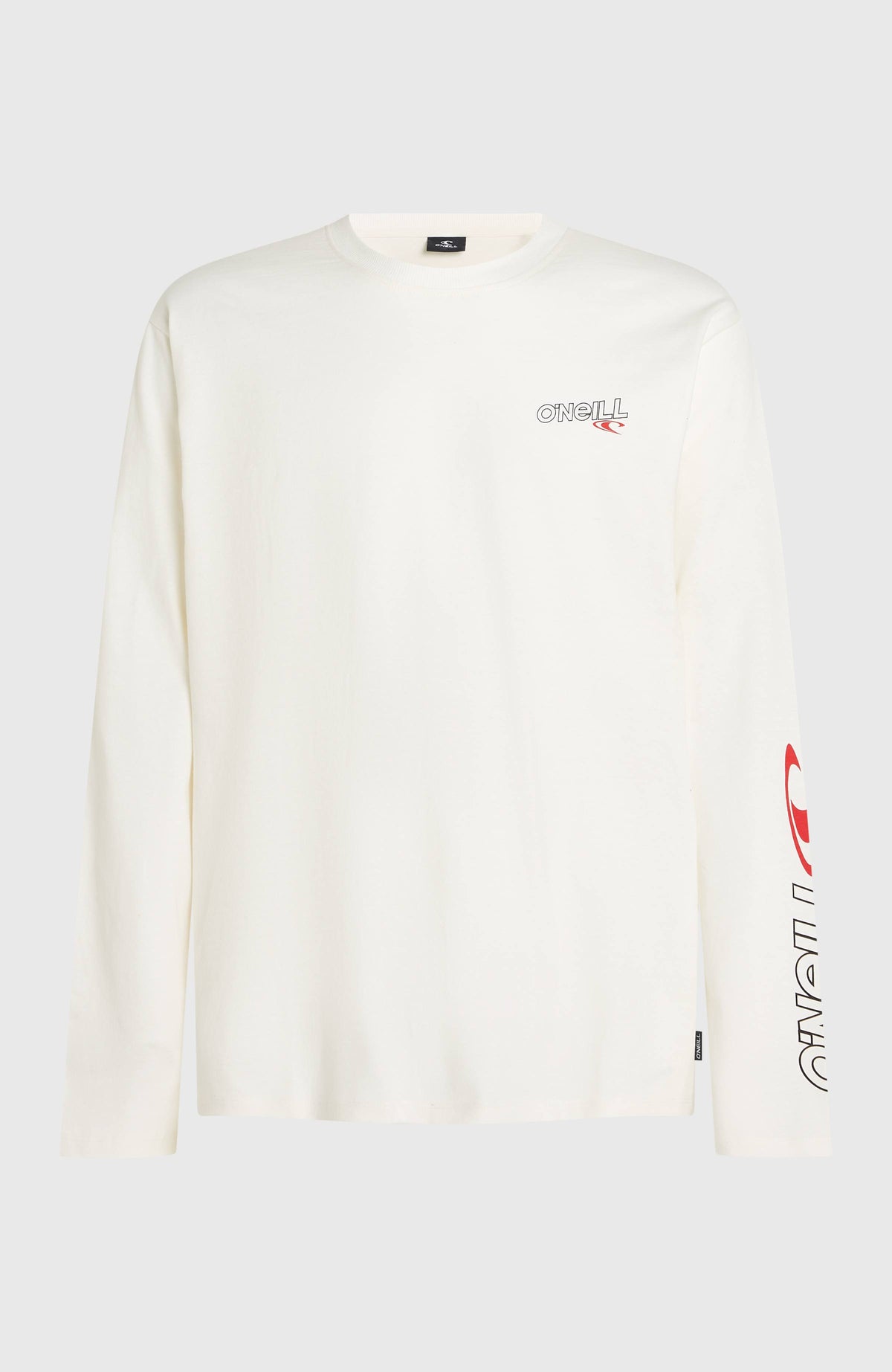Essentials 90s Logo shirt met lange mouwen | Snow White