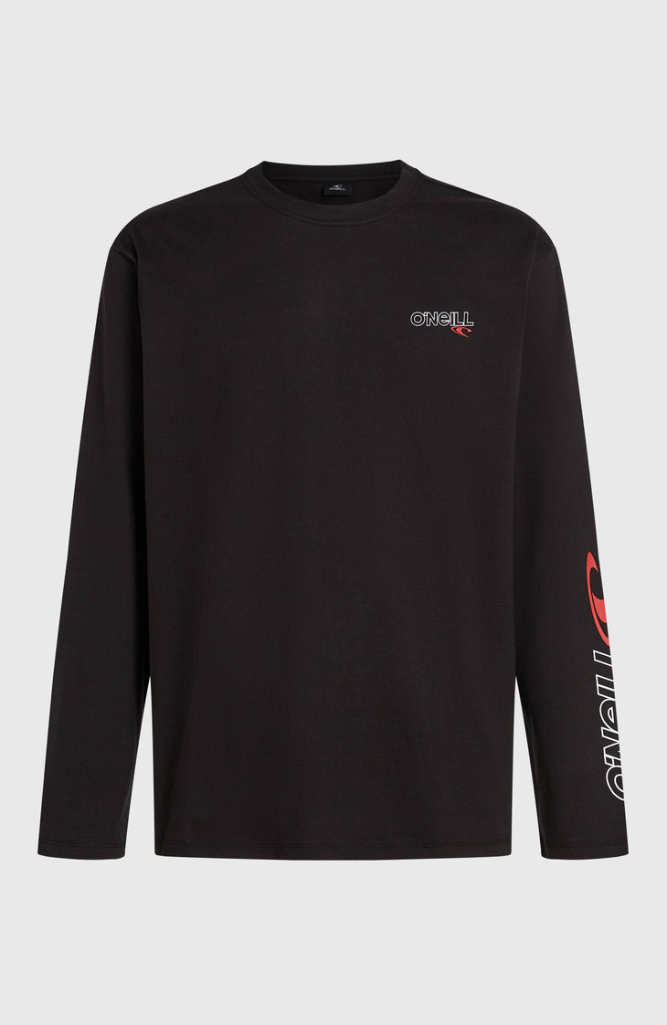 Essentials 90s Logo shirt met lange mouwen | Black Out