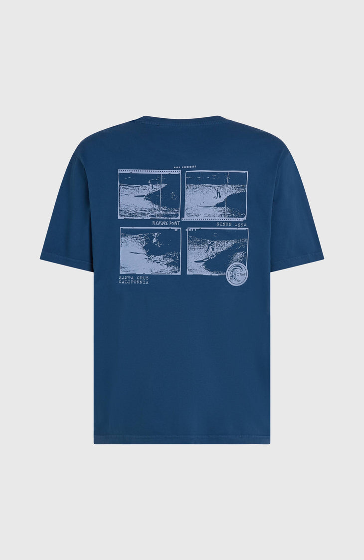 O'Riginals Retro Back-Print T-shirt | Regal Blue