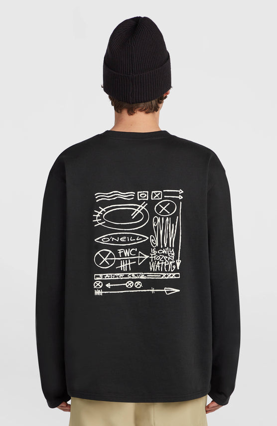 FWC'Play shirt met lange mouwen | Black Out