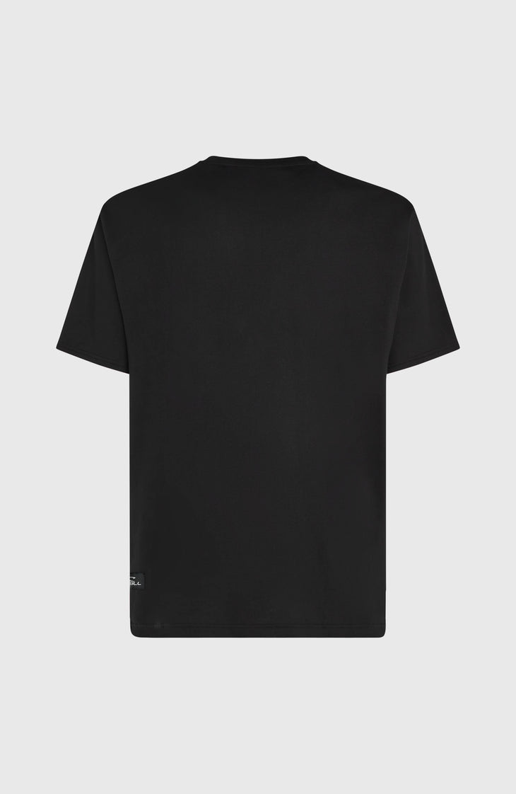 Muir Chest Print T-shirt | Black Out