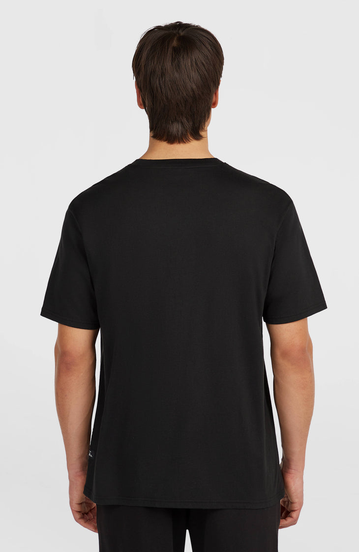 Muir Chest Print T-shirt | Black Out