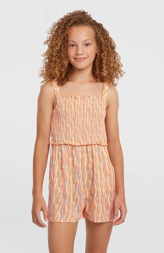 O'Neill geweven playsuit | Funky Peach Swirly