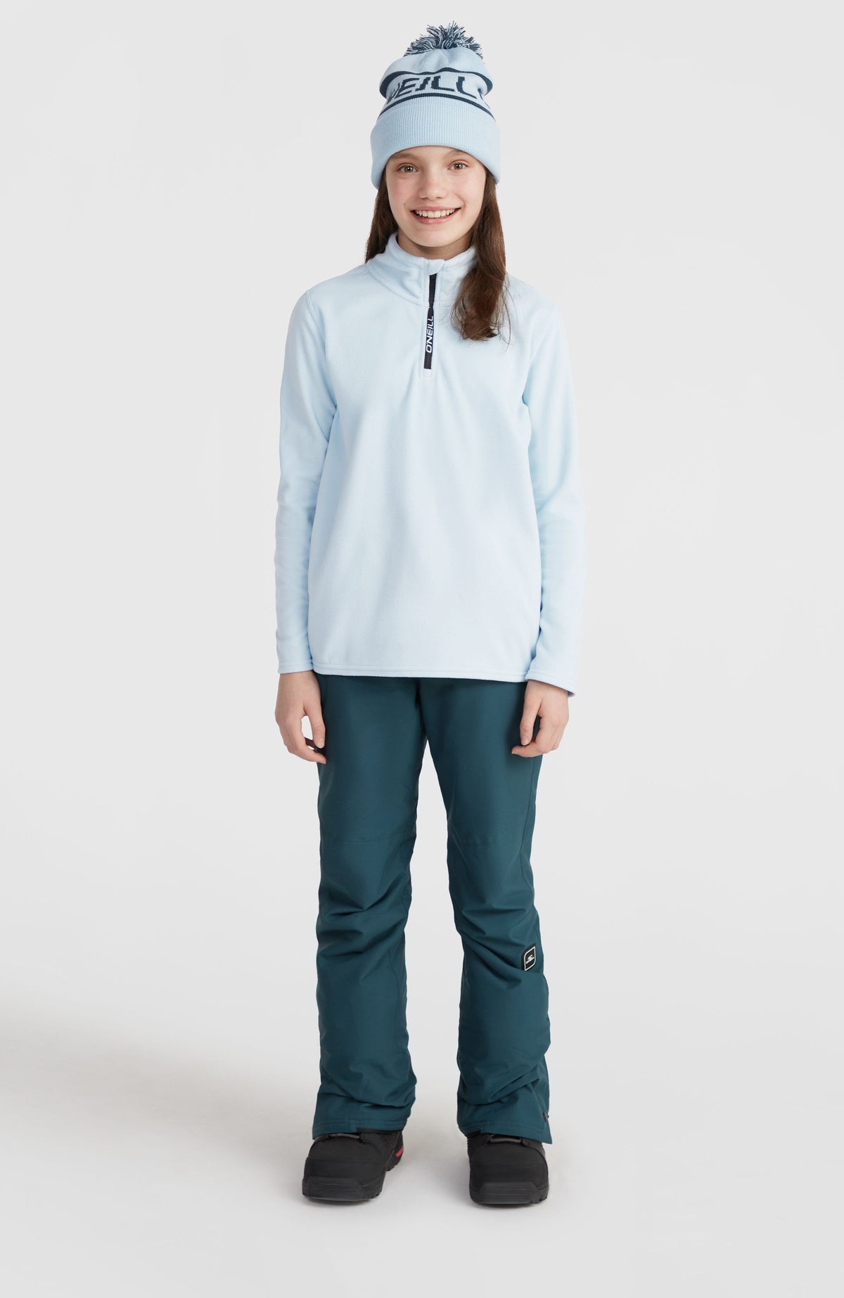 Jack's Polartec® 100 fleecetrui met halve rits | Dawn Sky