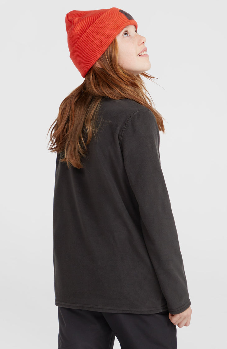 Jack's Polartec® 100 fleecetrui met halve rits | Black Out