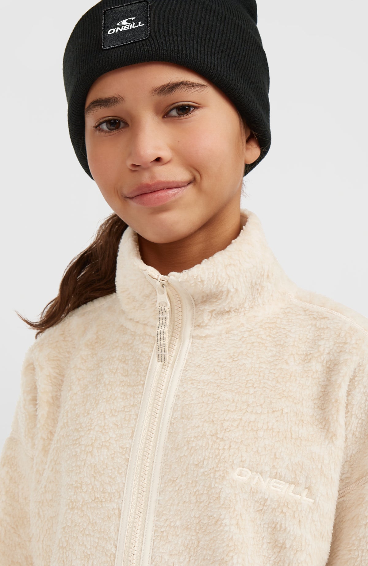 High-Pile fleecevest met volledige rits | Macaron Animalica