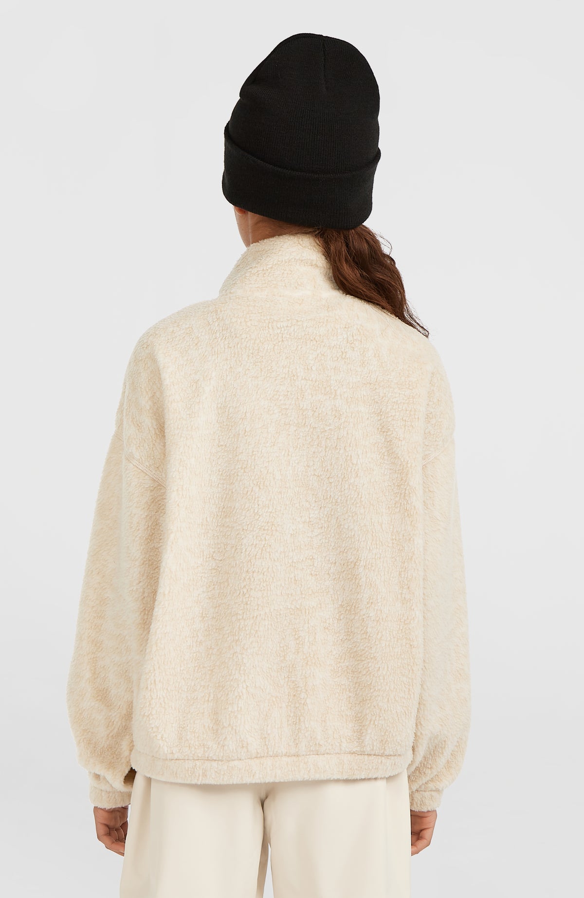 High-Pile fleecevest met volledige rits | Macaron Animalica