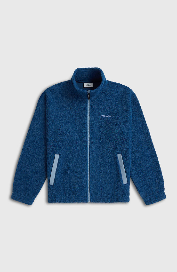 High-Pile fleecevest met volledige rits | Regal Blue