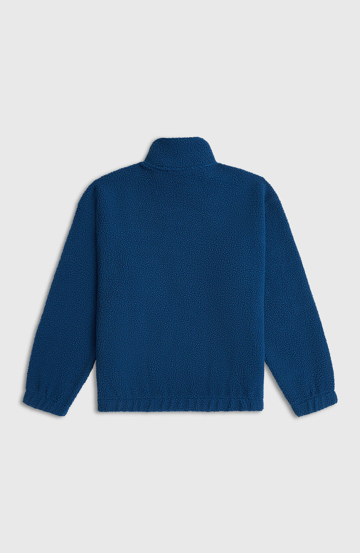 High-Pile fleecevest met volledige rits | Regal Blue