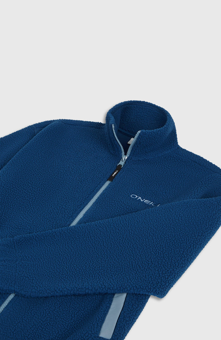 High-Pile fleecevest met volledige rits | Regal Blue