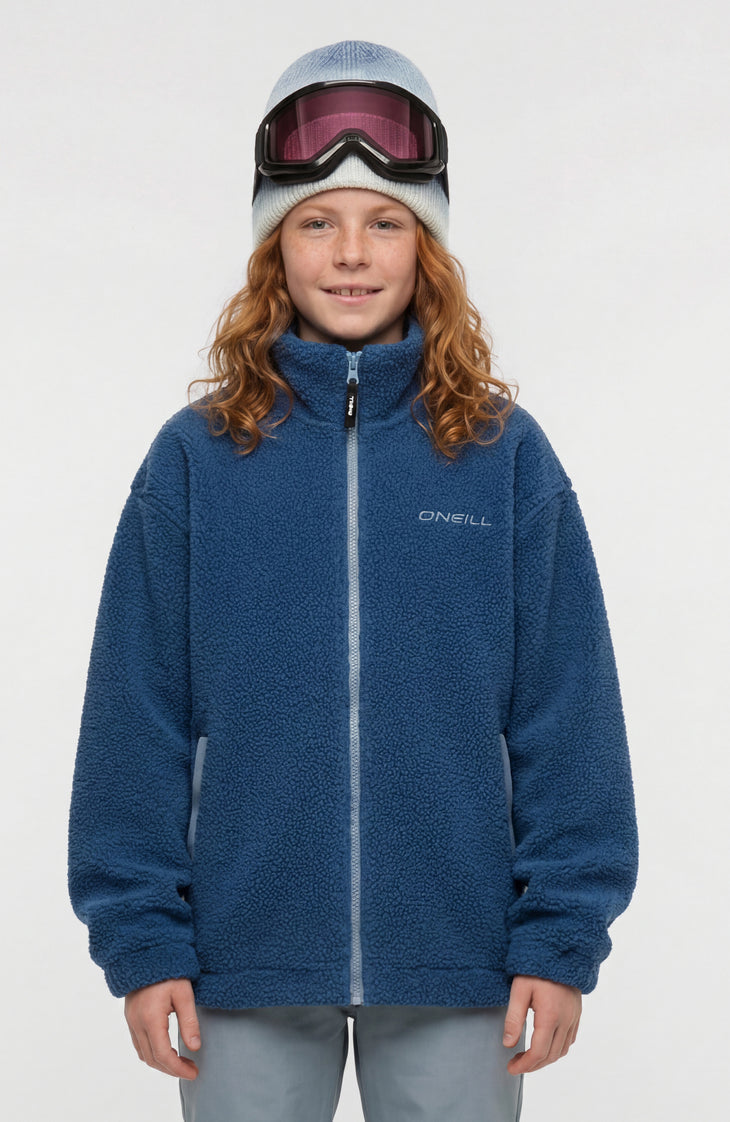High-Pile fleecevest met volledige rits | Regal Blue