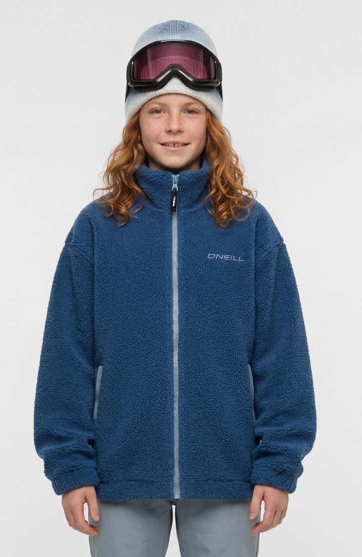 High-Pile fleecevest met volledige rits | Regal Blue