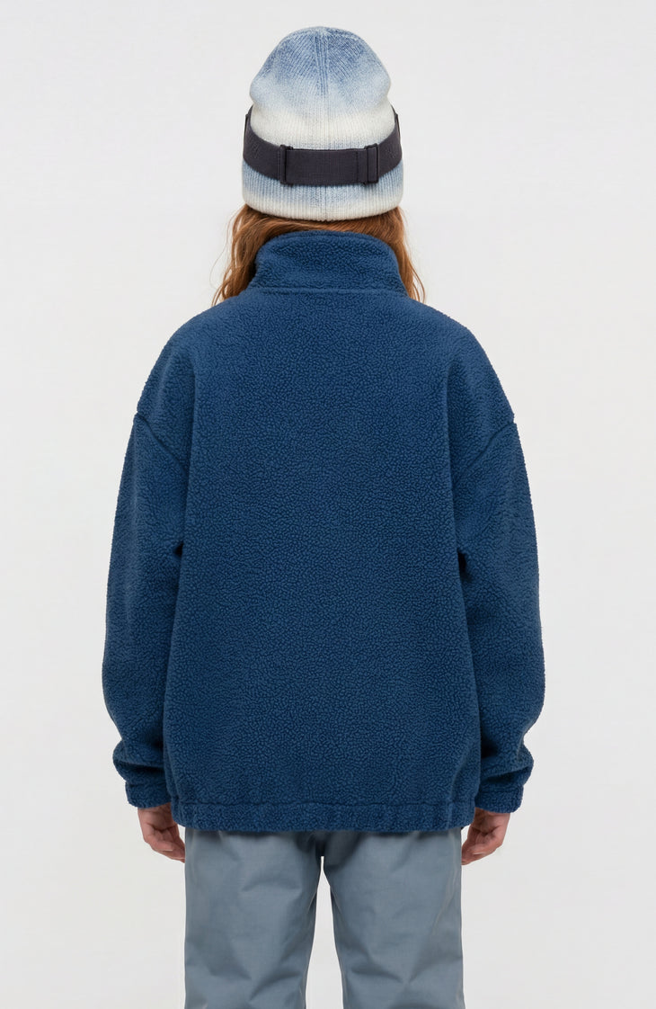 High-Pile fleecevest met volledige rits | Regal Blue