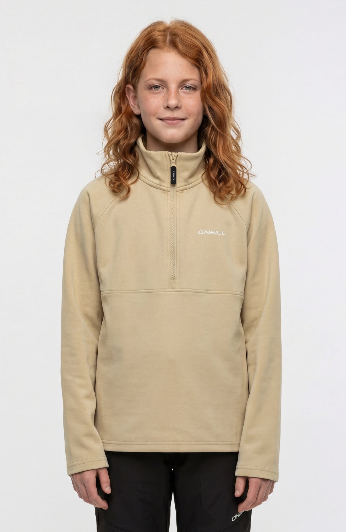 FWC'Cruz fleecetrui met halve rits | Olive Blush
