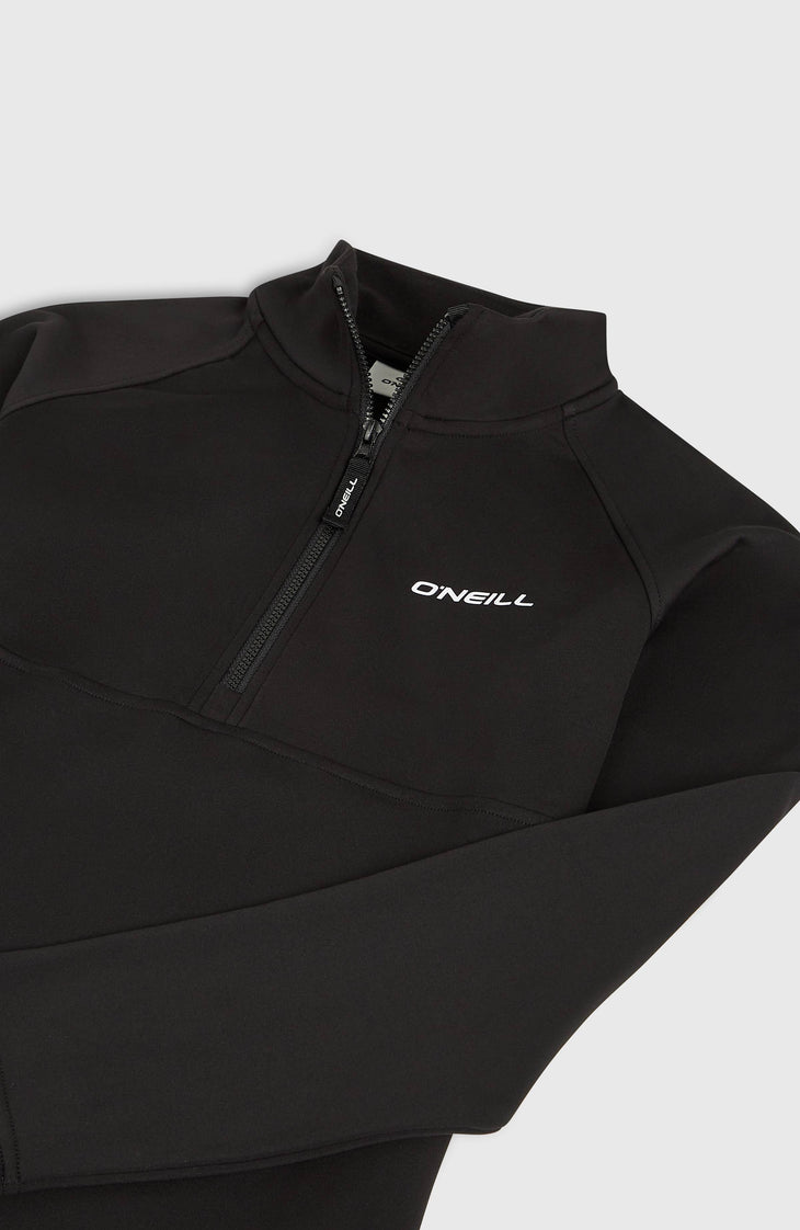 FWC'Cruz fleecetrui met halve rits | Black Out