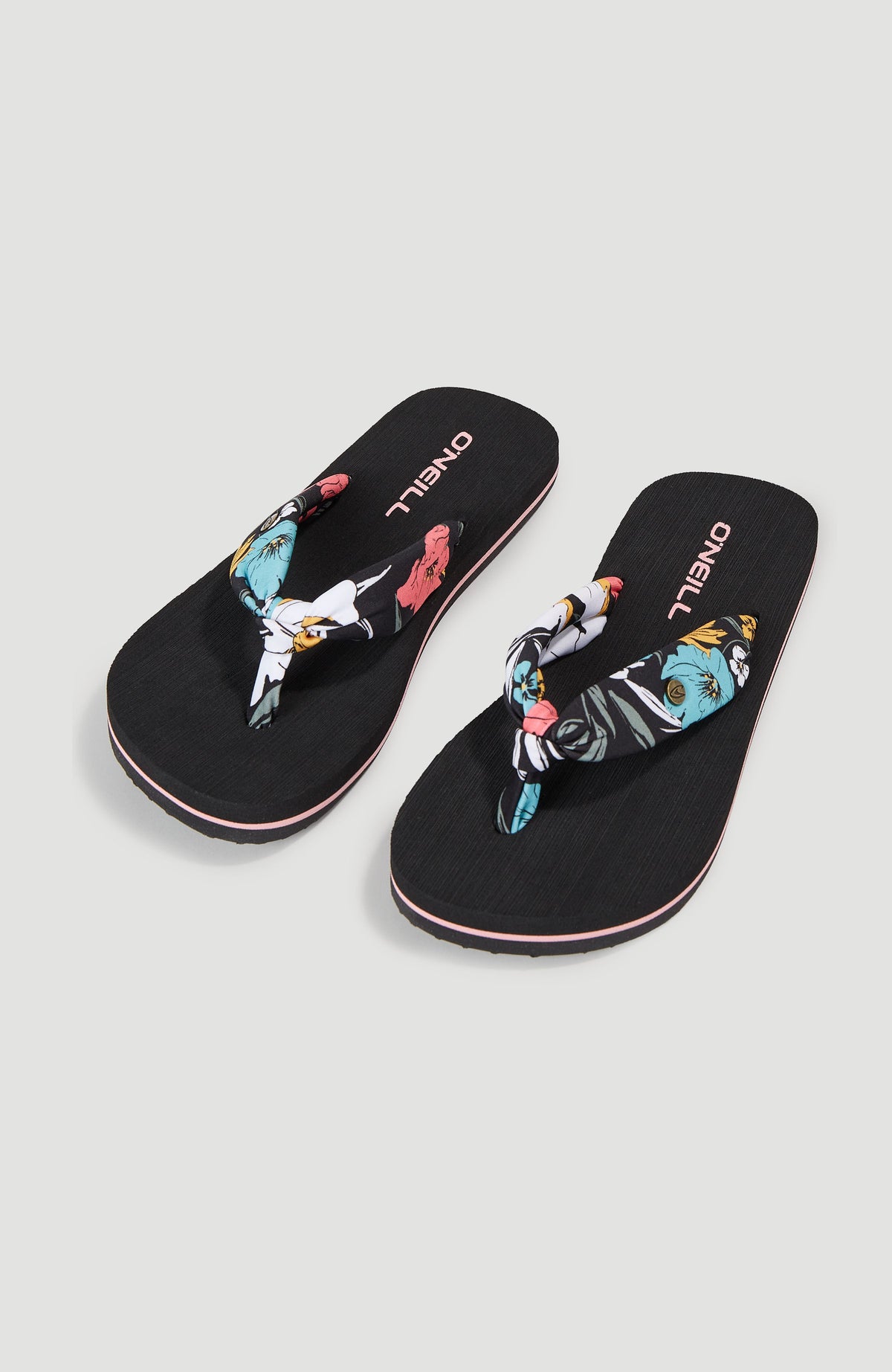 Ditsy Sun slippers | Black/Blue Bluemchen