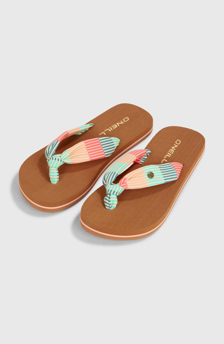Ditsy Sun slippers | Stipple Stripe Ditsy Sun slippers | Stipple Stripe