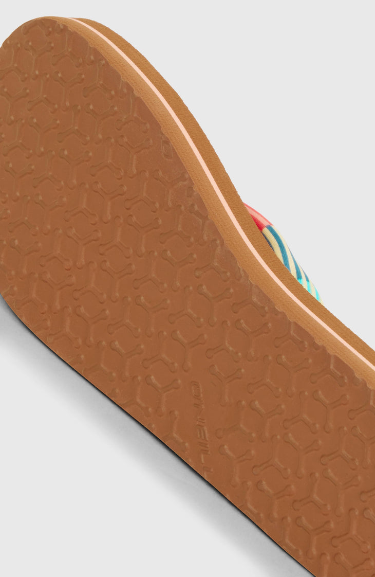 Ditsy Sun slippers | Stipple Stripe