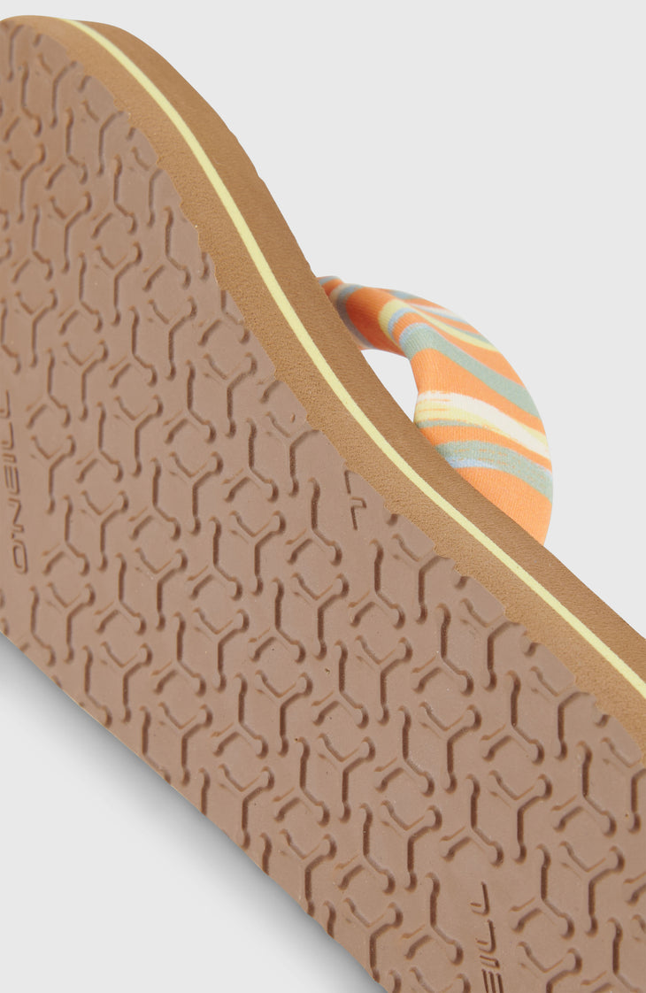 Ditsy Sun slippers | Funky Peach Swirly