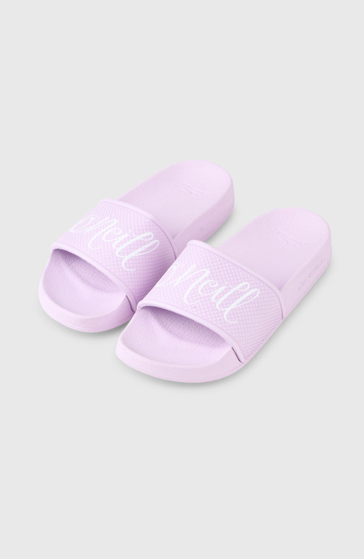 O'Neill Script slippers | Pale Lavender