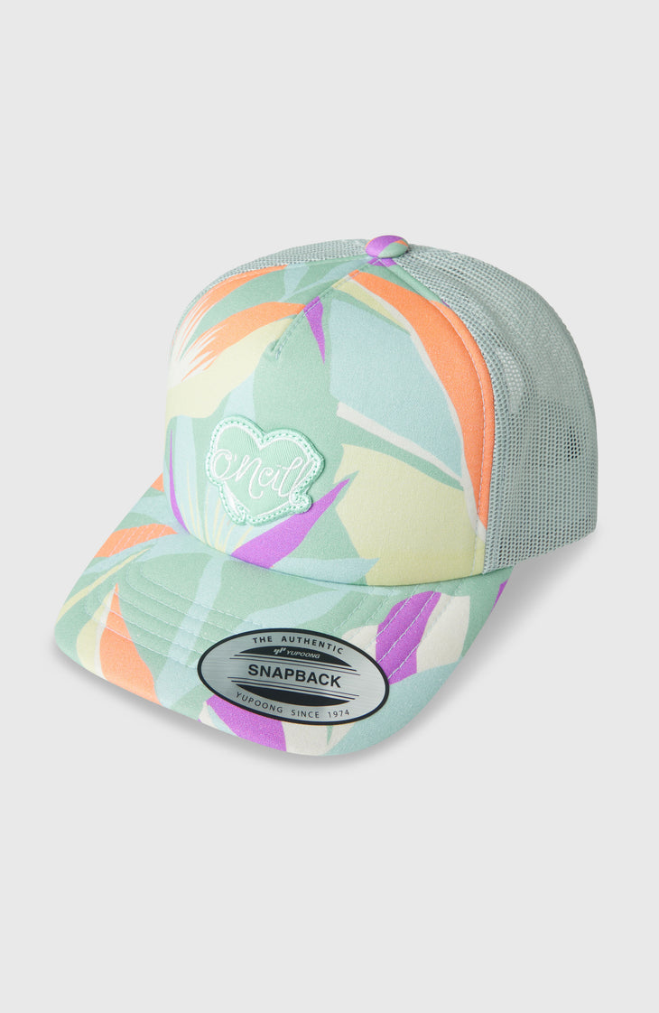 O'Neill Summer Camp truckerpet | Green Wmns Tropicana