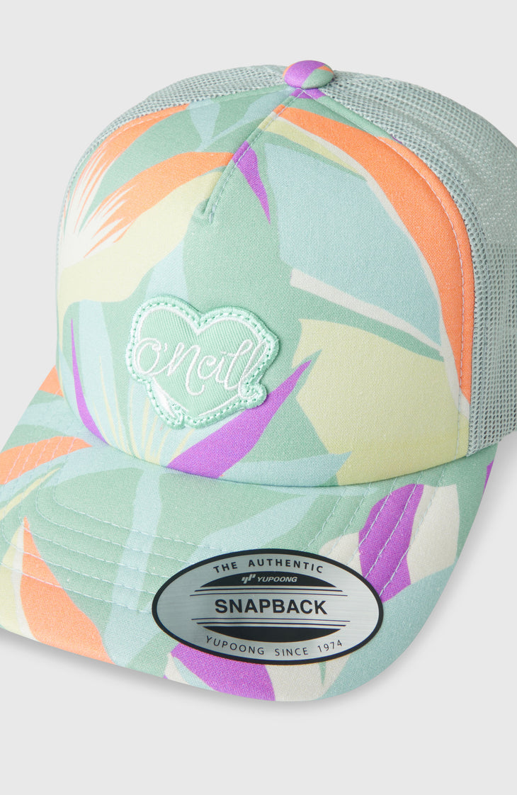 O'Neill Summer Camp truckerpet | Green Wmns Tropicana