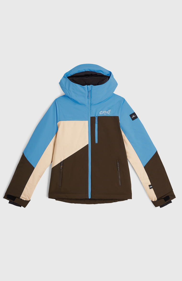 FWC'Cruz Triple wintersportjas | Coffee Bean Colour Block FWC'Cruz Triple wintersportjas | Coffee Bean Colour Block