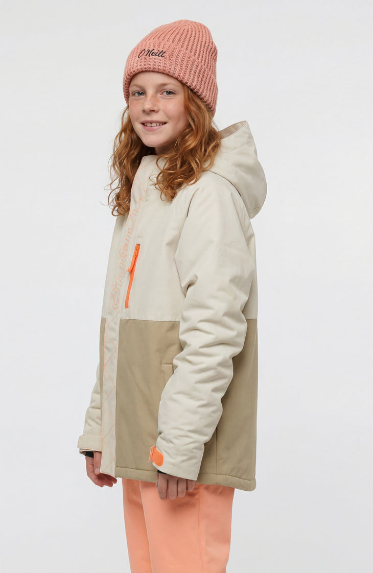 FWC'Cruz Raglan wintersportjas | Linen White Colour Block