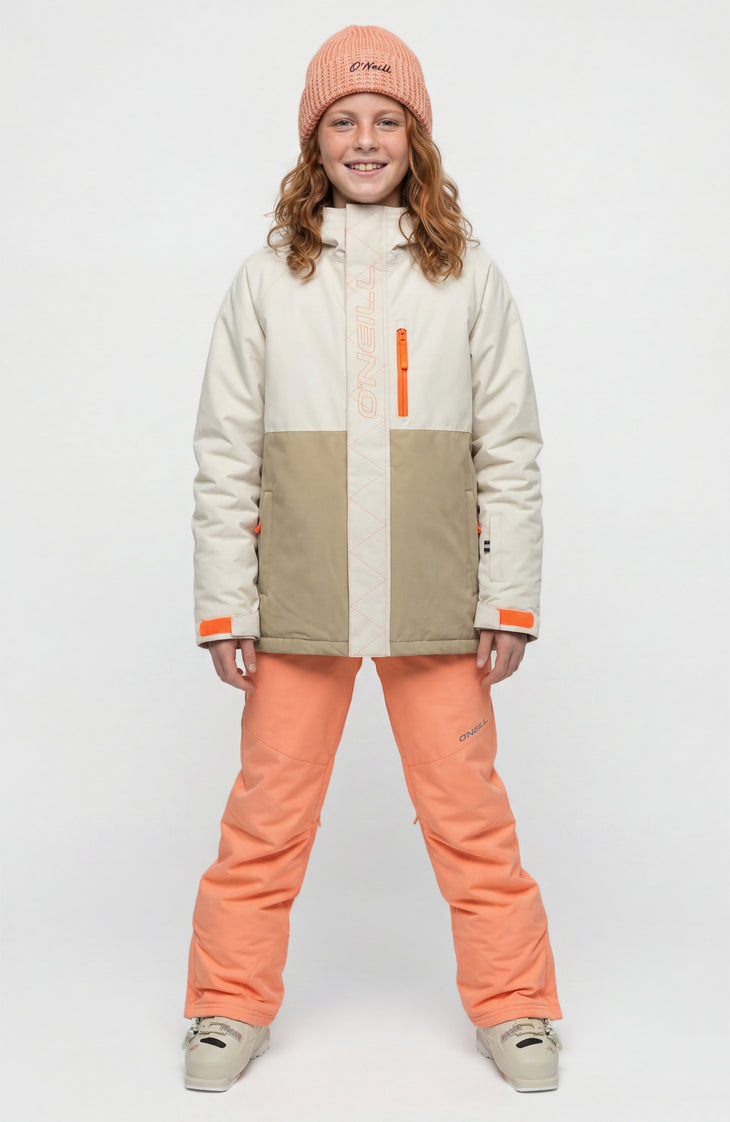 FWC'Cruz Raglan wintersportjas | Linen White Colour Block