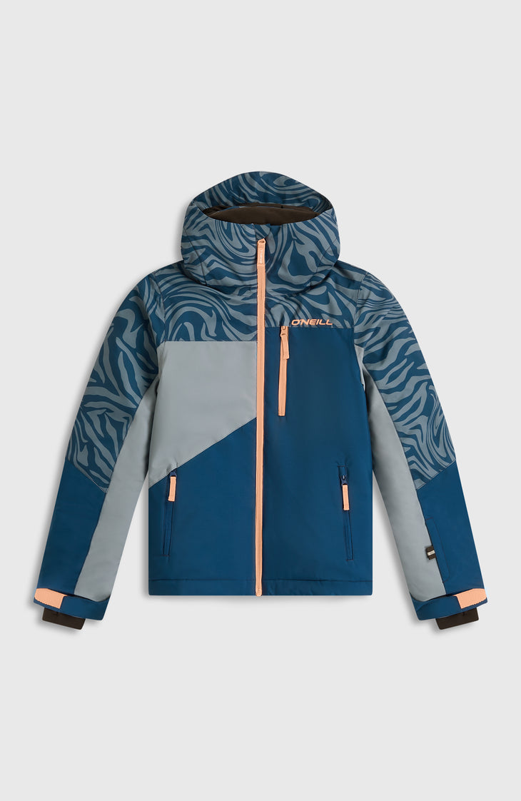 FWC'Cruz Triple wintersportjas | Blue Swirl Zebra
