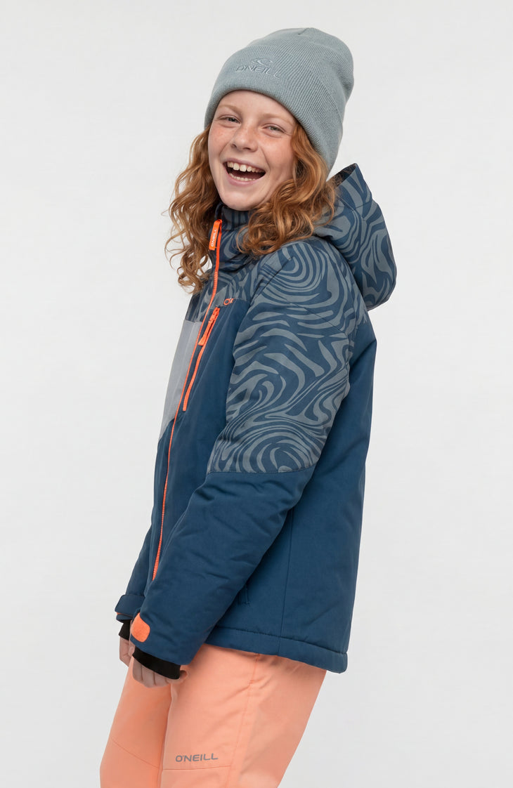 FWC'Cruz Triple wintersportjas | Blue Swirl Zebra