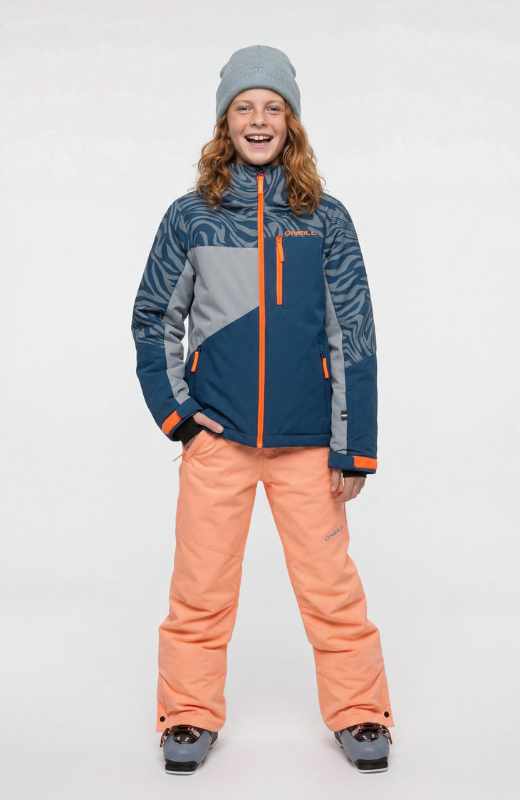 FWC'Cruz Triple wintersportjas | Blue Swirl Zebra