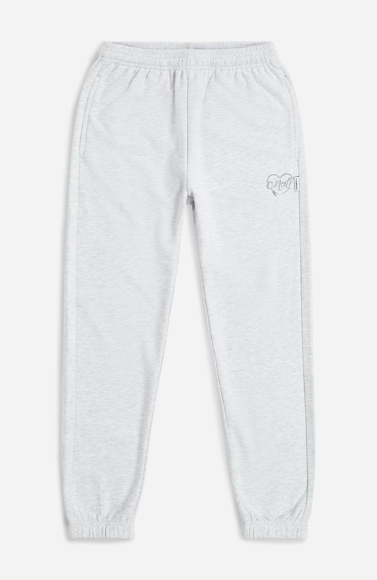 Essentials joggingbroek | White Melange