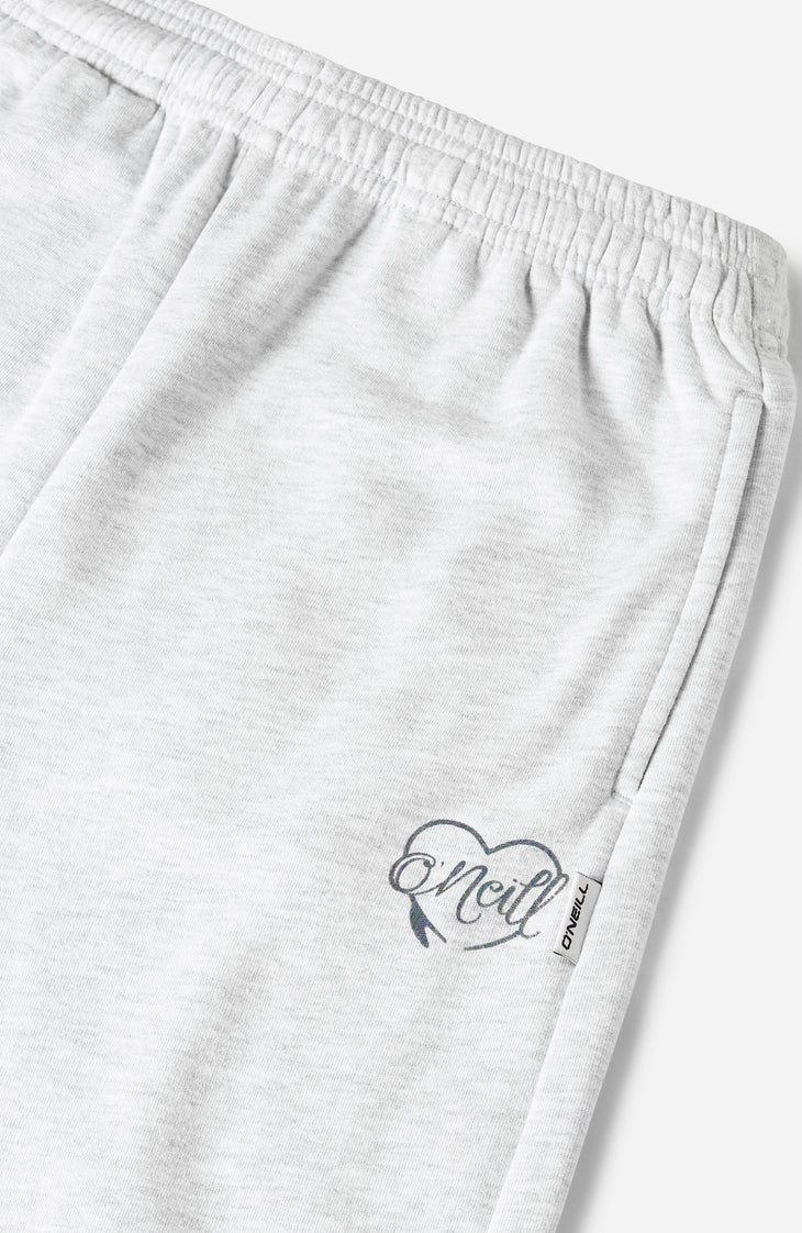 Essentials joggingbroek | White Melange