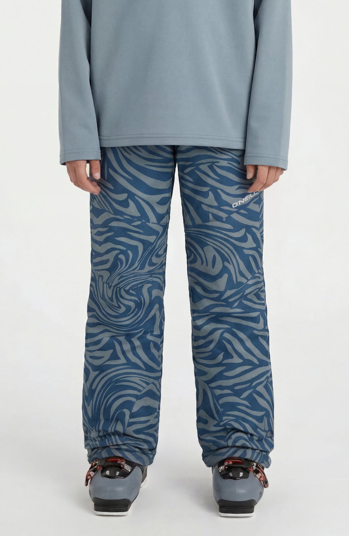 FWC'Cruz wintersportbroek | Blue Swirl Zebra