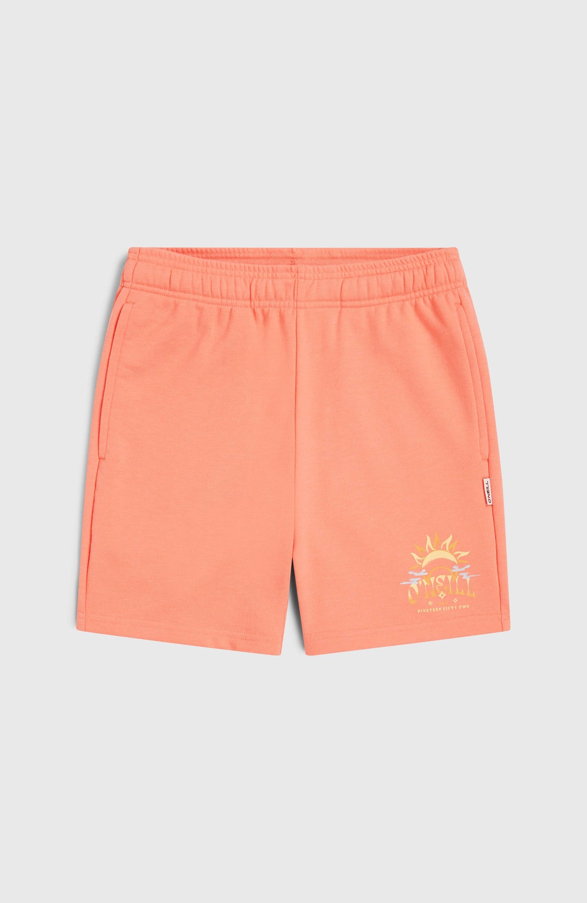 Heart sweatshort | Coral Pink