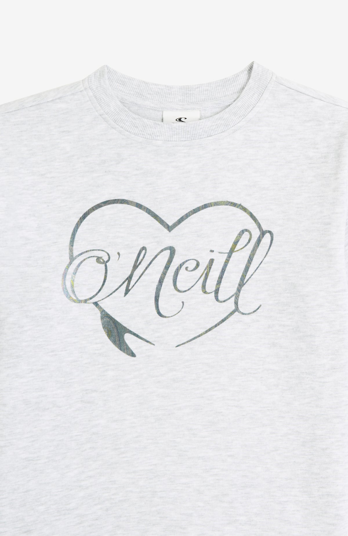 Essentials Crew sweater | White Melange