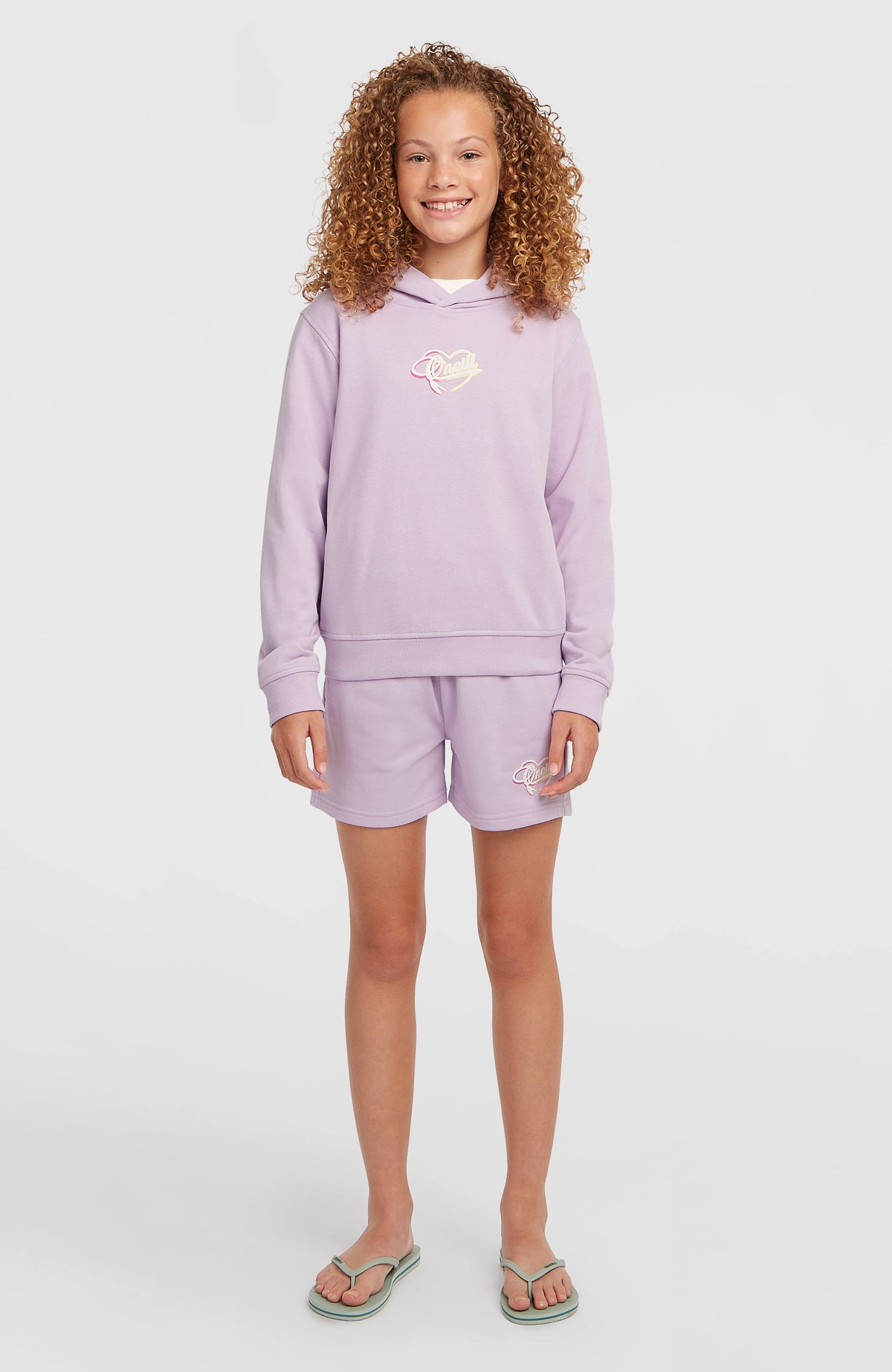 Essentials Script hoodie | Pale Lavender