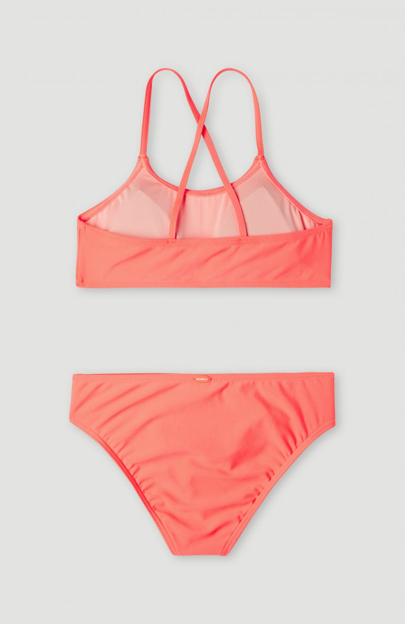 Bikini Essentials Bralette | Neon Coral