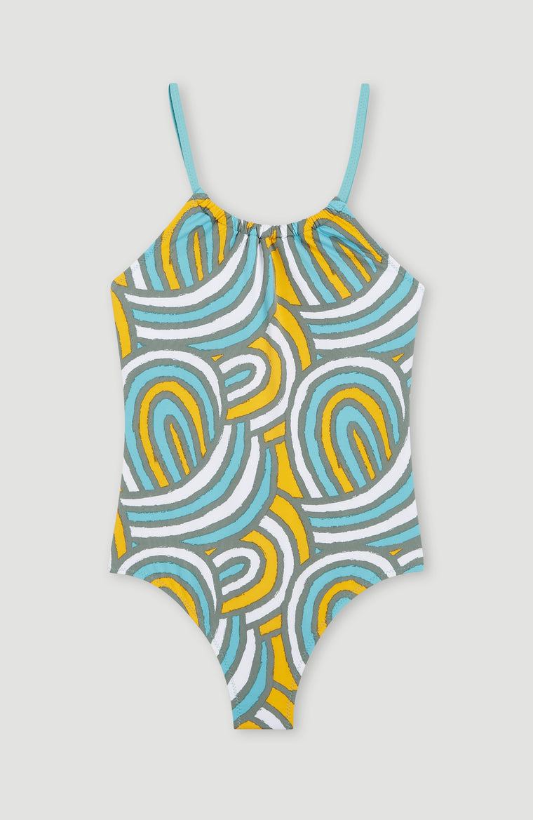 Mix and Match Cali badpak | Blue Rainbow Stripe Mix and Match Cali badpak | Blue Rainbow Stripe