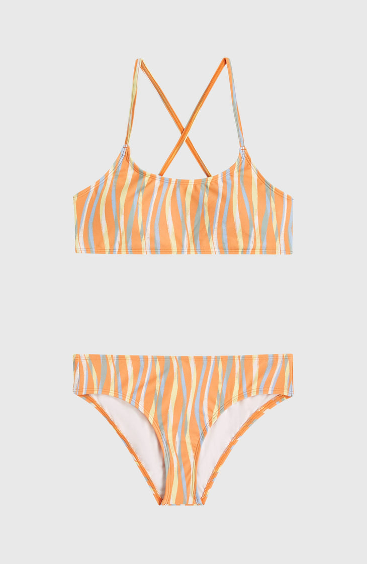 Essentials Bralette bikiniset | Funky Peach Swirly