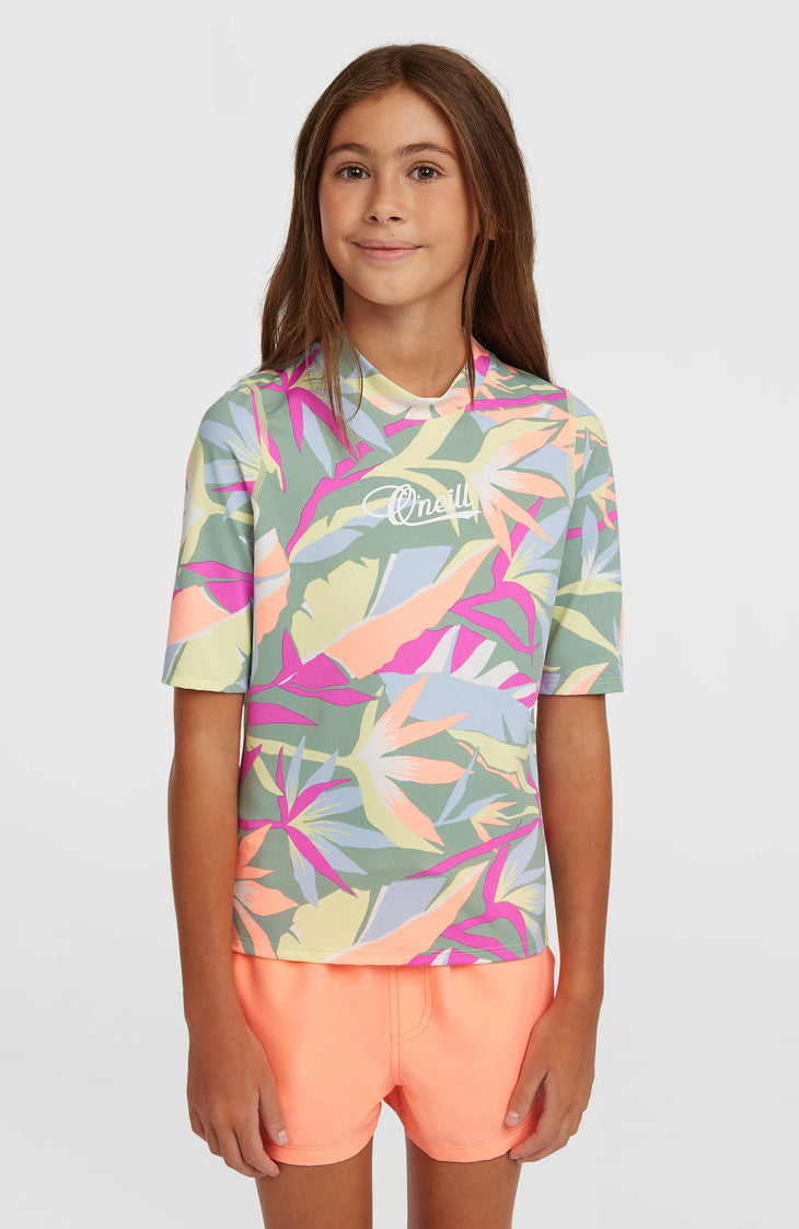 O'Neill Graphic shirt met korte mouwen | Green Wmns Tropicana