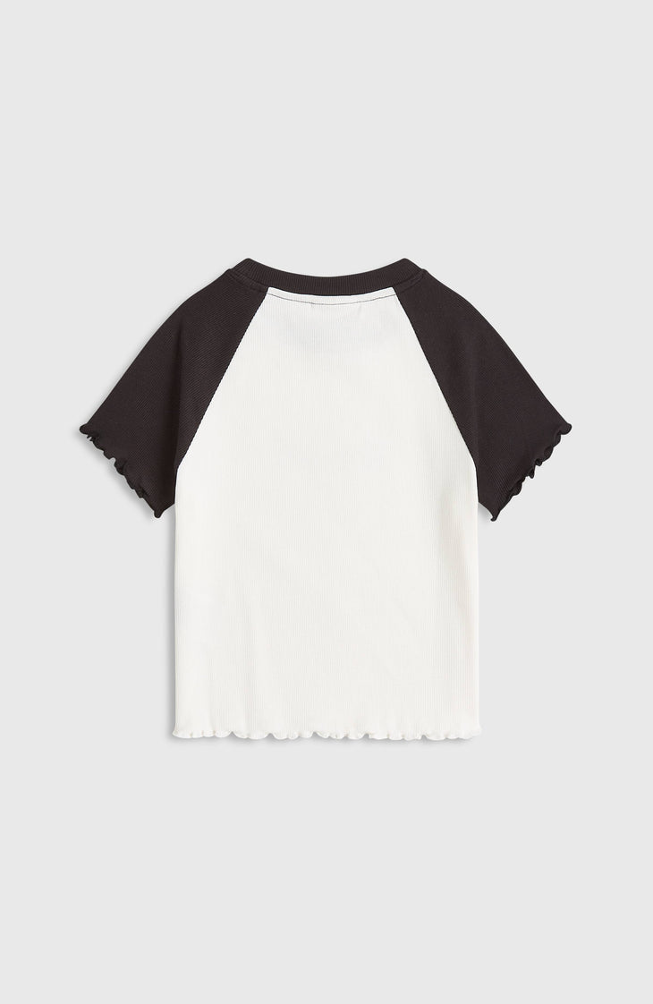 O'Neill Colour-Block Rib T-shirt | Snow White Colour Block
