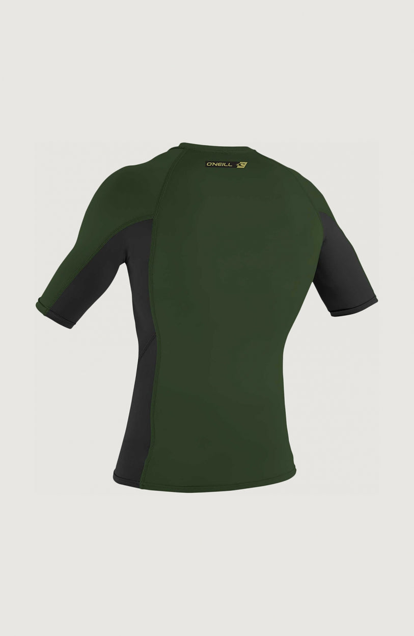 Premium Skins Short Sleeve Rash Guard | Dark Green