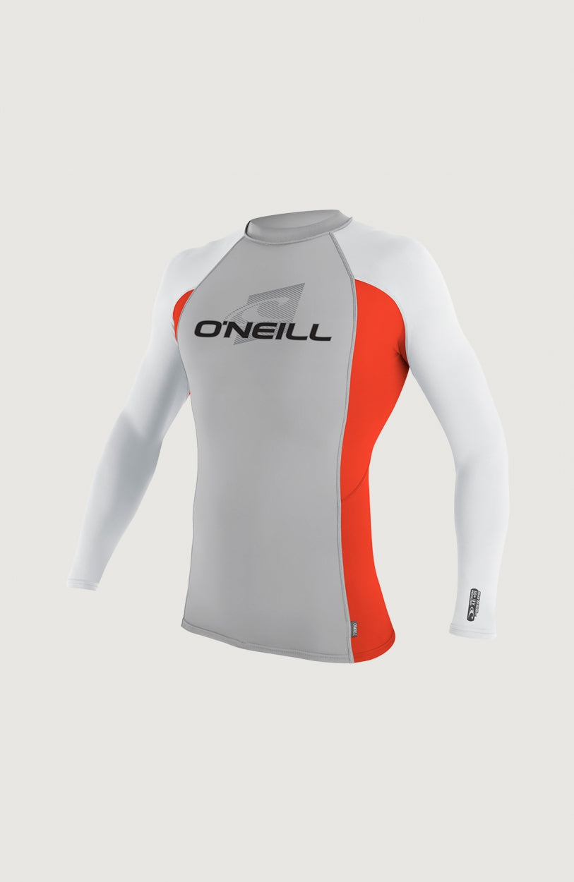 Skins Long Sleeve Crew | Silver