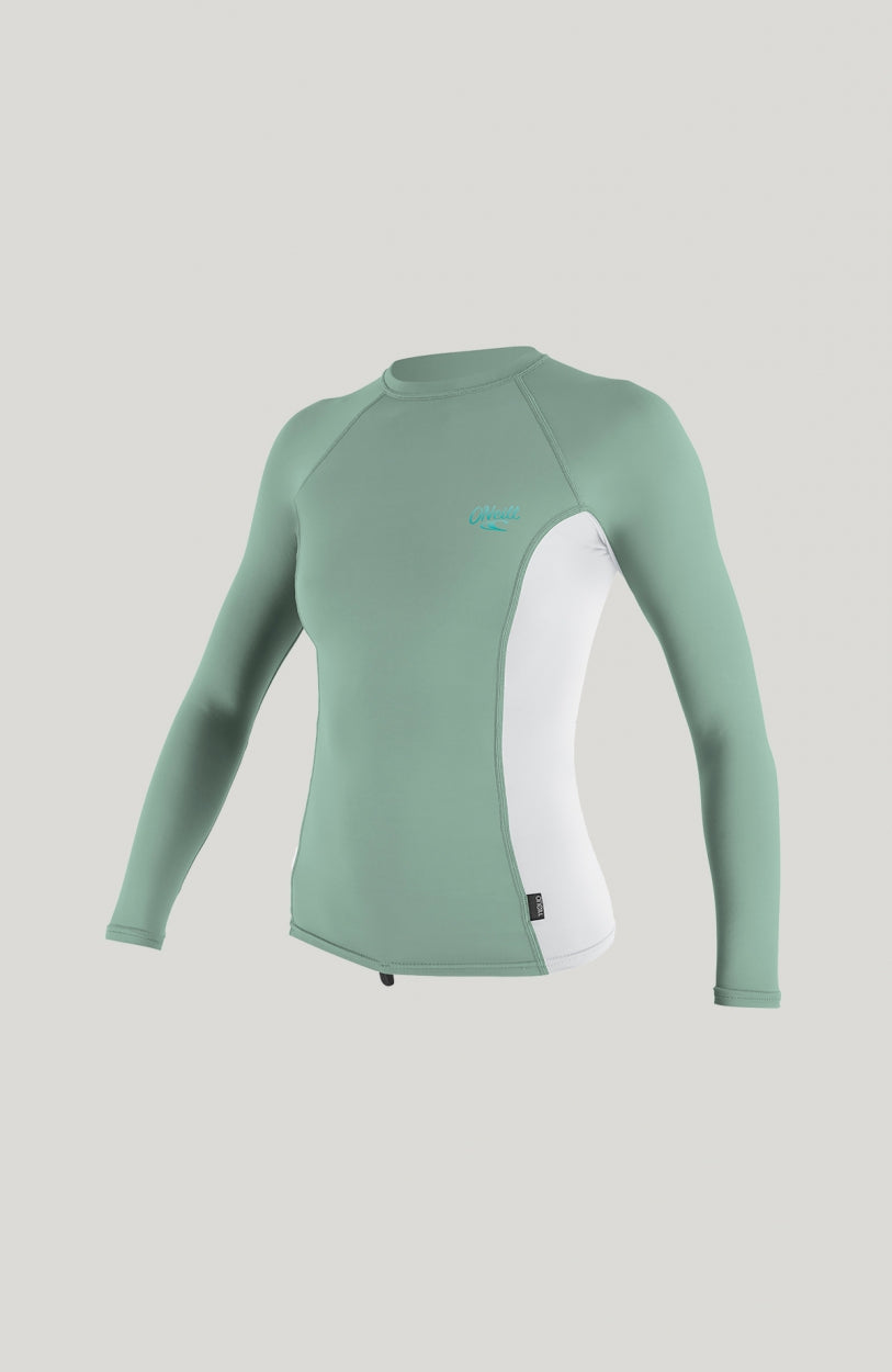 Premium Skins Long Sleeve Rash Guard | Light Green