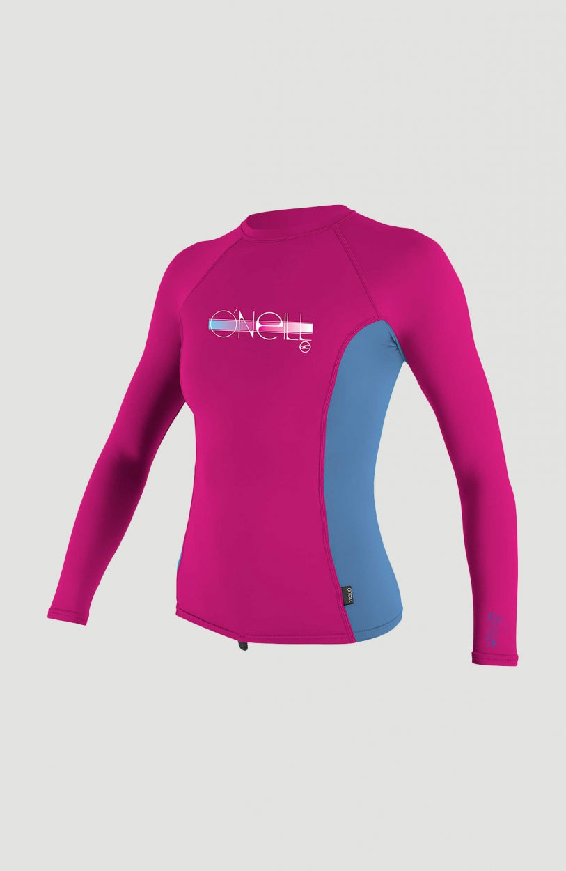 Skins Long Sleeve Crew | Dark Pink