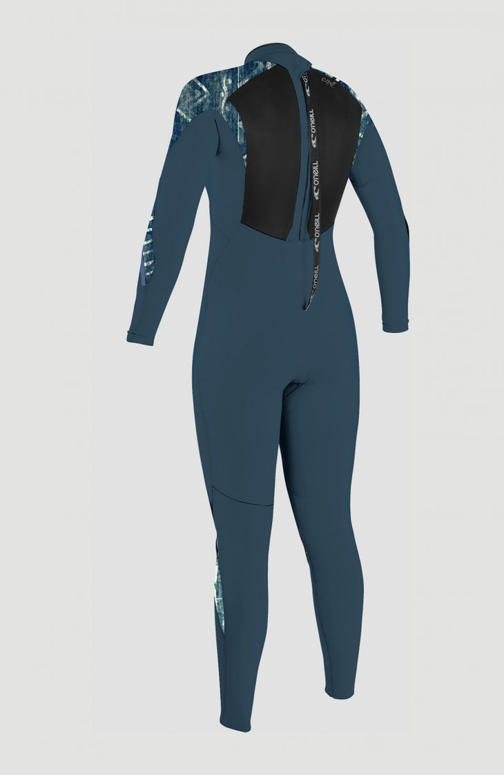 Epic 4/3mm Back Zip Full Wetsuit | Shade/Shade/Bungalow Strip