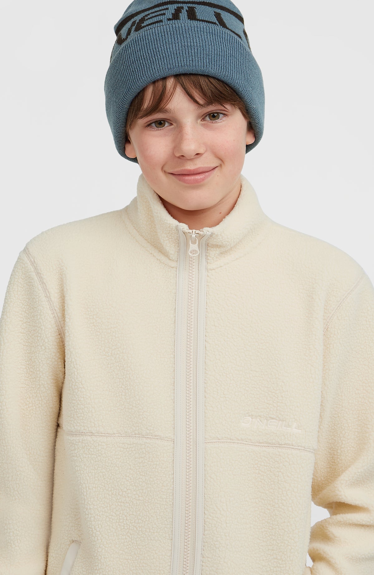 High-Pile fleecevest met volledige rits | Macaron